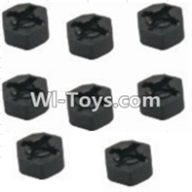 HBX 12882P ONSLAUGHT Parts-Hexagon Wheel Seat(8pcs) Parts-12010,HaiBoXing HBX 12882P ONSLAUGHT RC Car Parts